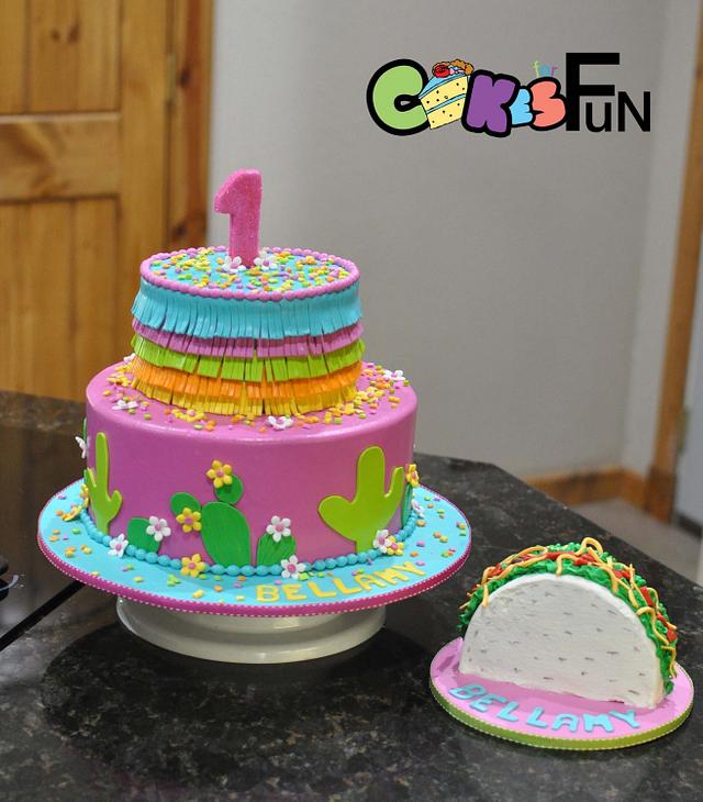 Fiesta Cake - Decorated Cake by Cakes For Fun - CakesDecor