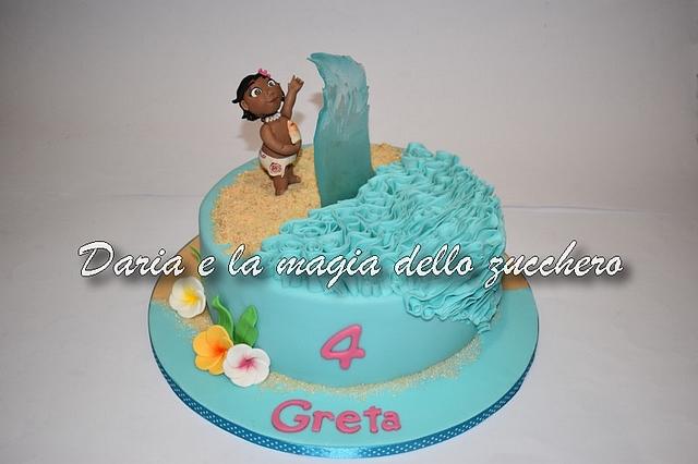 Baby Moana Cake Cake By Daria Albanese Cakesdecor
