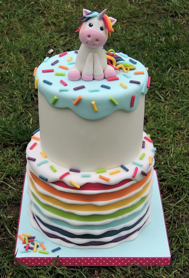 Rainbow Unicorn Cake Decorated Cake By Shereen Cakesdecor Rainbow Unicorn Cake Decorated Cake By Shereen Cakesdecor