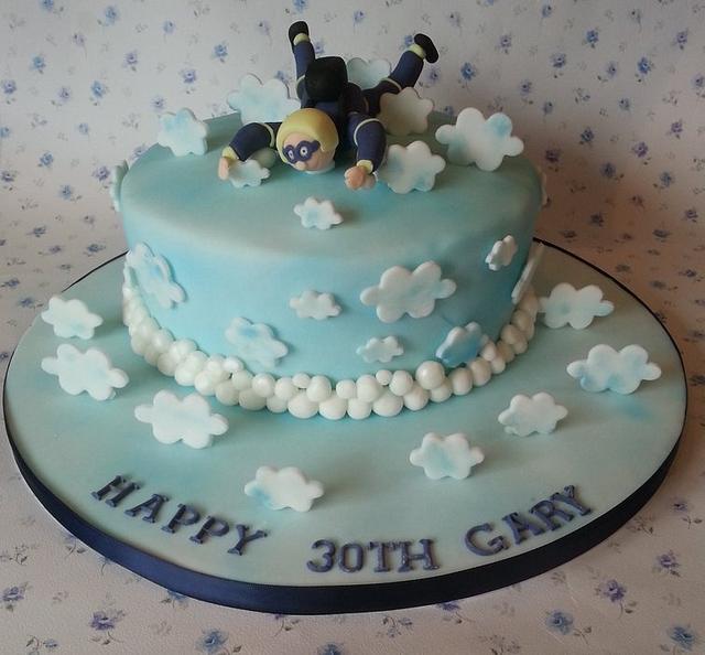 Personalised Parachuting Skydiving Birthday Cake/Cupcake Topper On Rice  Paper | eBay