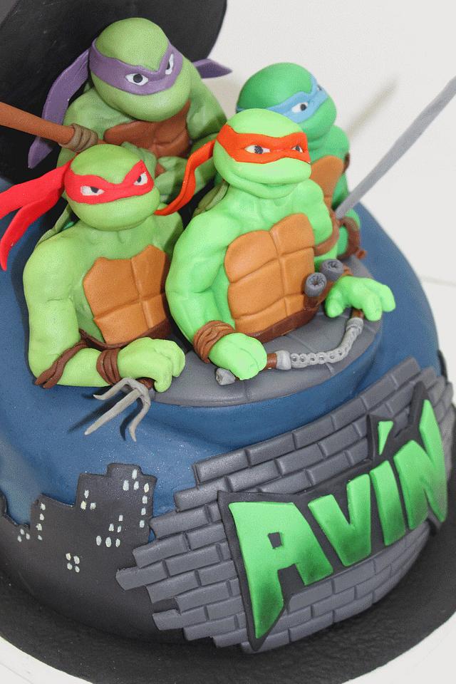 Ninja Turtle Cake - Cake by Artym - CakesDecor