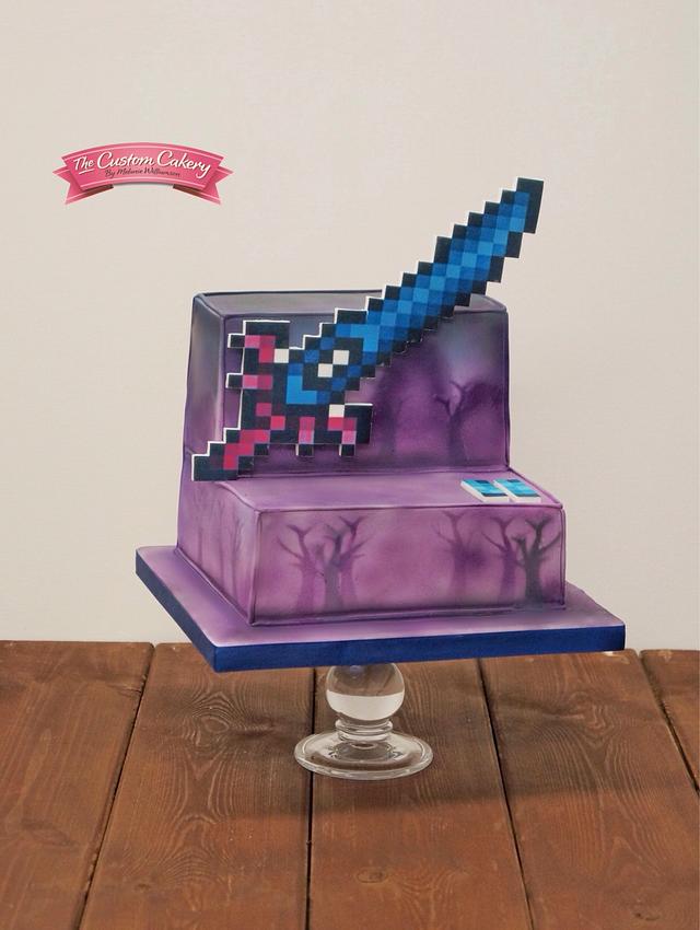Terraria Night's Edge Decorated Cake by The Custom CakesDecor