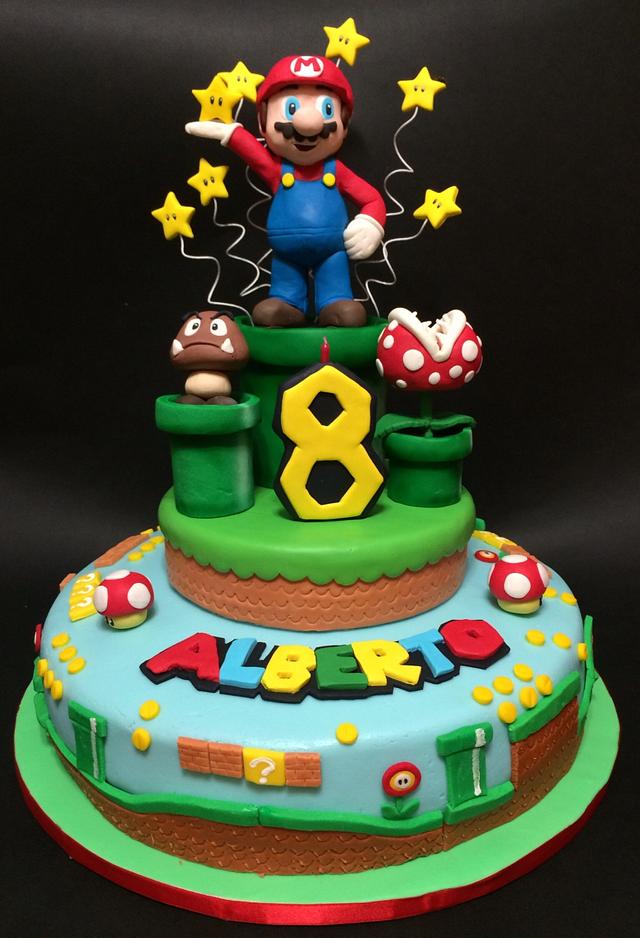 Super Mario Cake - cake by Davide Minetti - CakesDecor