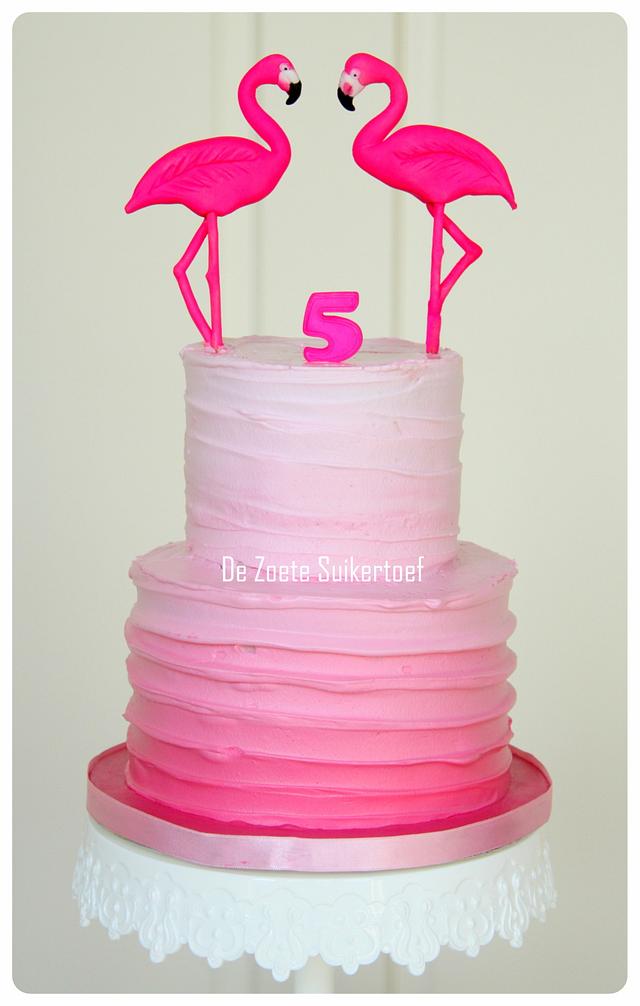 Flamingo cake...