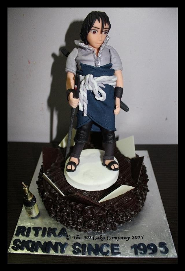 Sasuke Uchiha Cake By Visha Cakesdecor