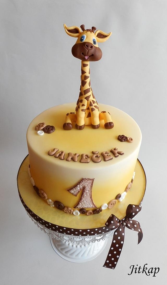 Giraffe for Janeček - Decorated Cake by Jitkap - CakesDecor