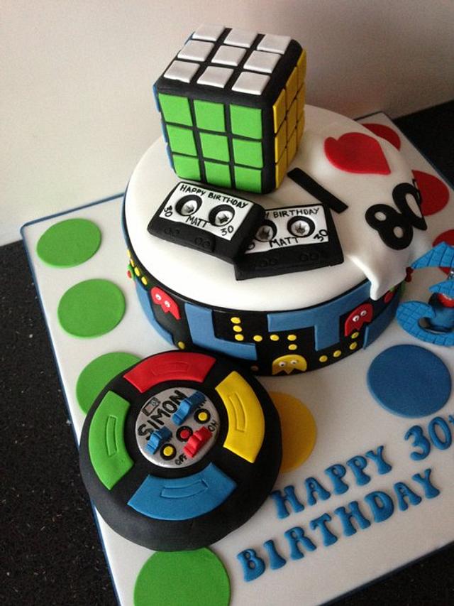 80's themed - Cake by Donnajanecakes - CakesDecor