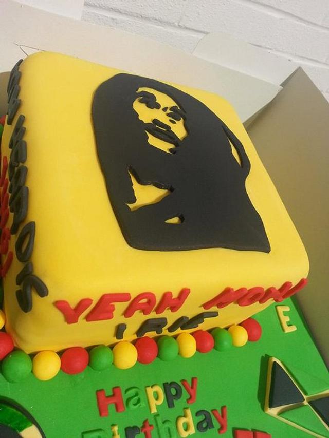 Bob Marley Jamaican Themed Cake Cake By Mrsmurraycakes Cakesdecor