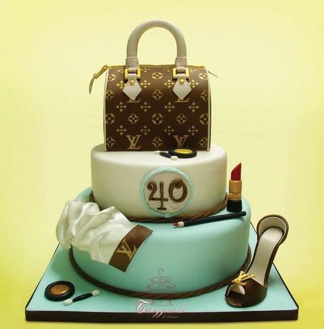 Louis Vuitton Hand Bag Cake 2