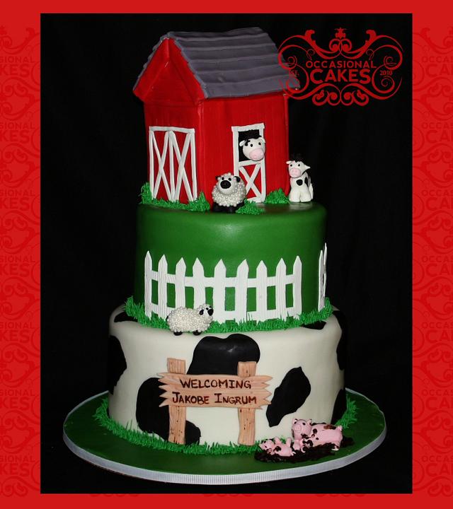 barnyard - Decorated Cake by Occasional Cakes - CakesDecor