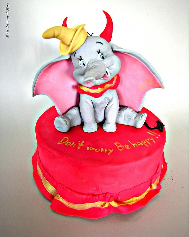 Devil Dumbo Cake By Torte Decorate Di Stefy By Stefania Cakesdecor