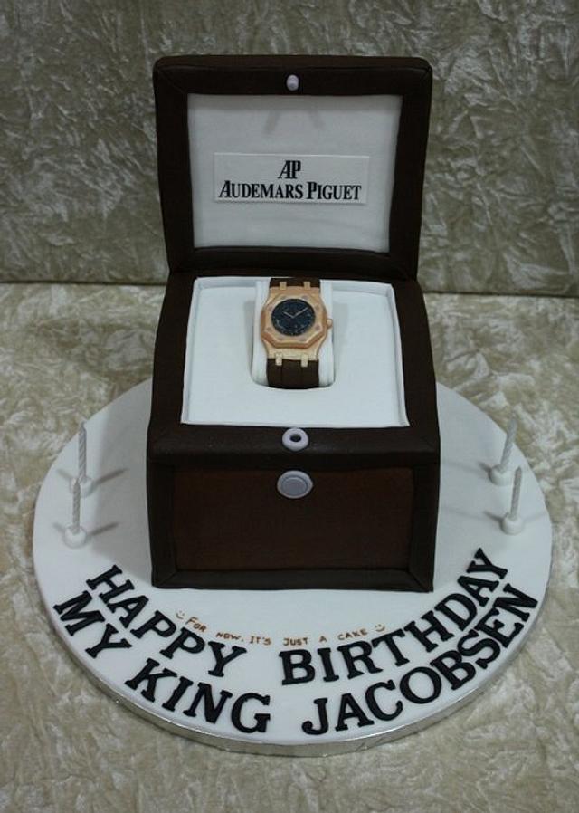 Audemar Piguet watch cake Decorated Cake by The House CakesDecor