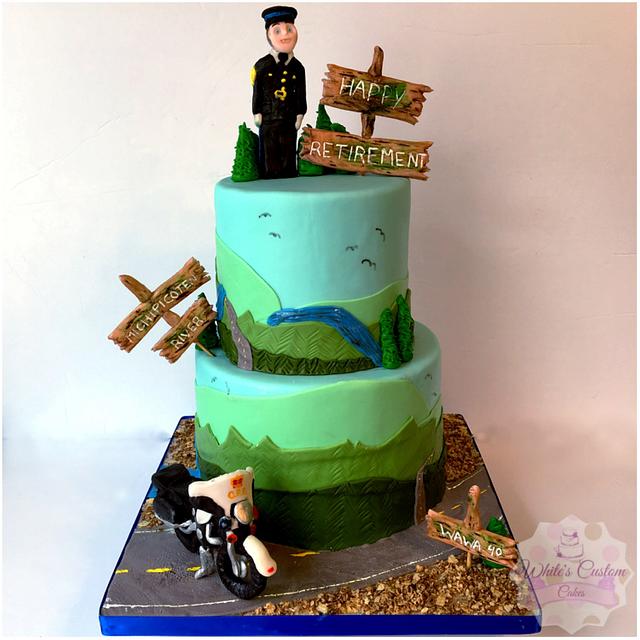 Retirement Cake - cake by Sabrina - White's Custom Cakes - CakesDecor