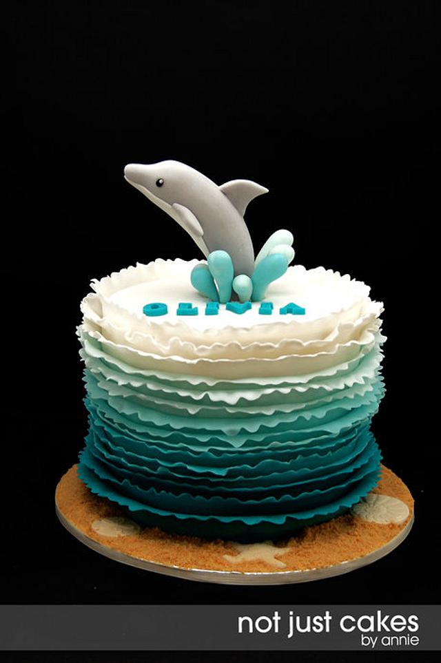 DIY Dolphin Birthday Cake Kit | Underwater Party Ideas