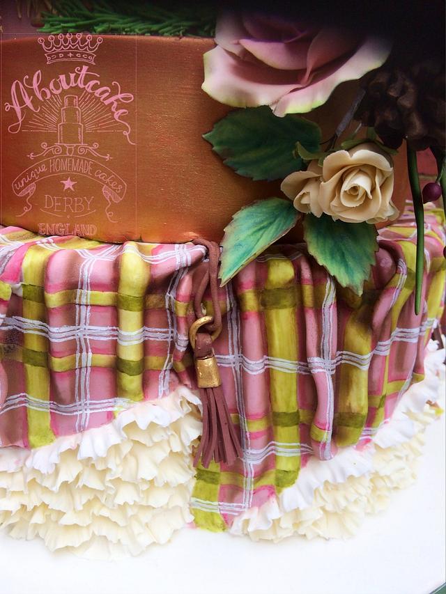 Tartan Wedding Cake