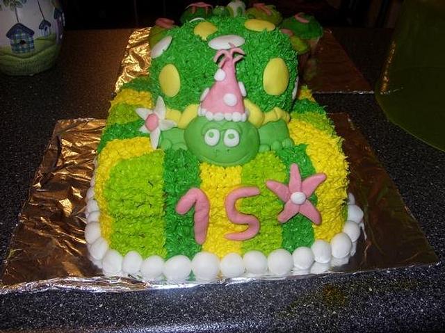 turtle birthday cake