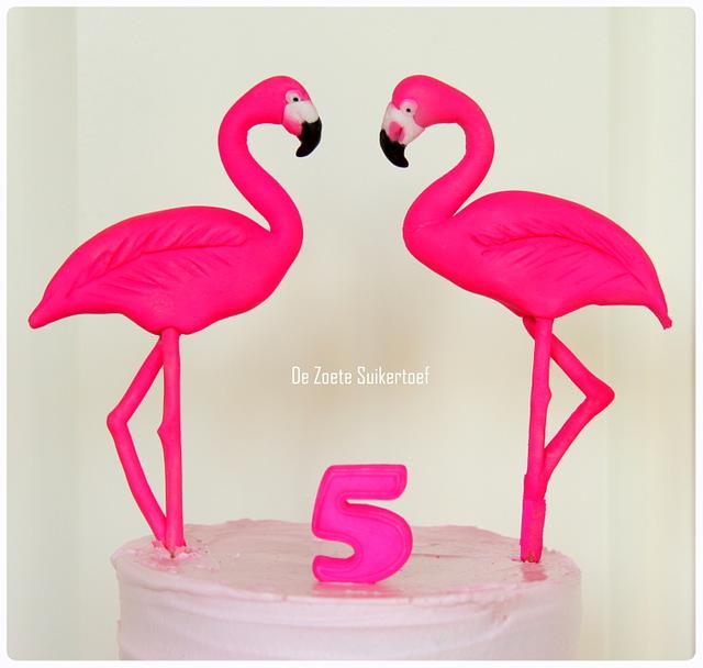 Flamingo cake...