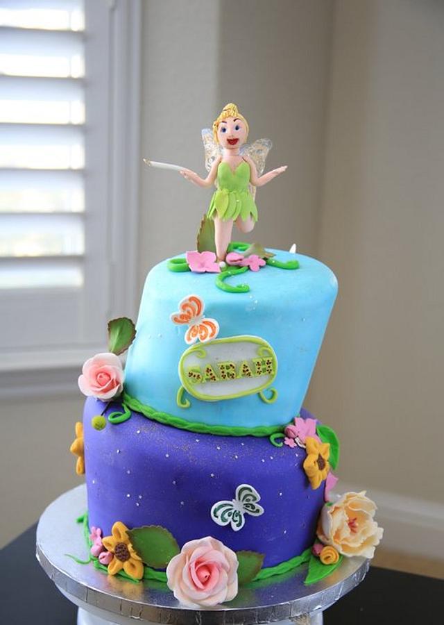 Tinkerbell cake - Decorated Cake by Ann - CakesDecor