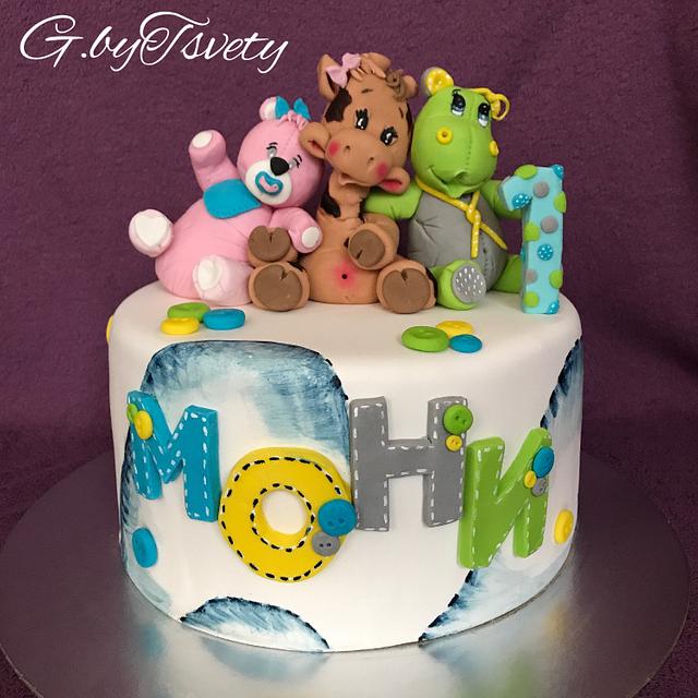 Mes Ourson Cake By Tsvety Cakesdecor