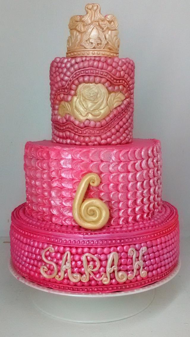 Pink princess cake - Decorated Cake by Katyast - CakesDecor
