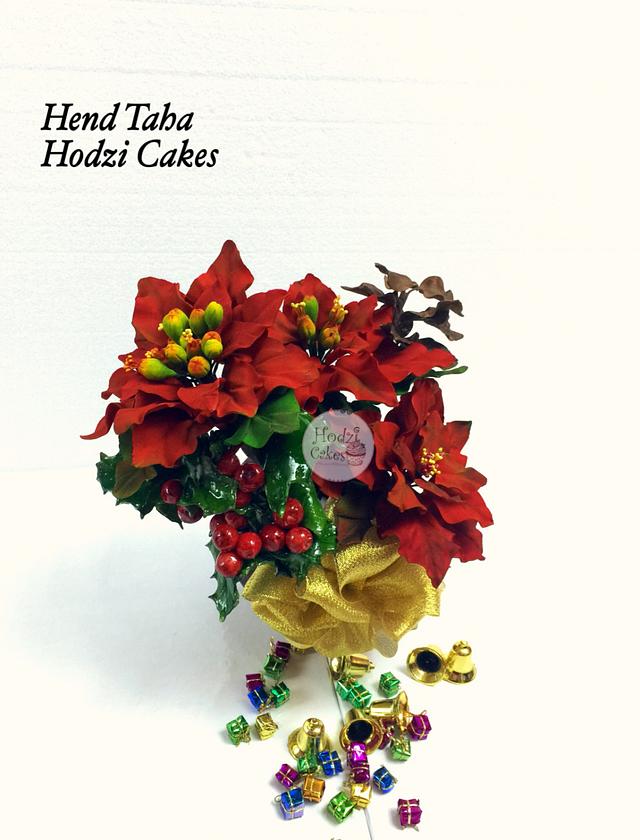 Pionsettia Flowers Bouquet-CPC Christmas Collaboration