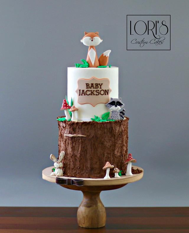 Woodland Cake - Decorated Cake by Lori Mahoney (Lori's - CakesDecor