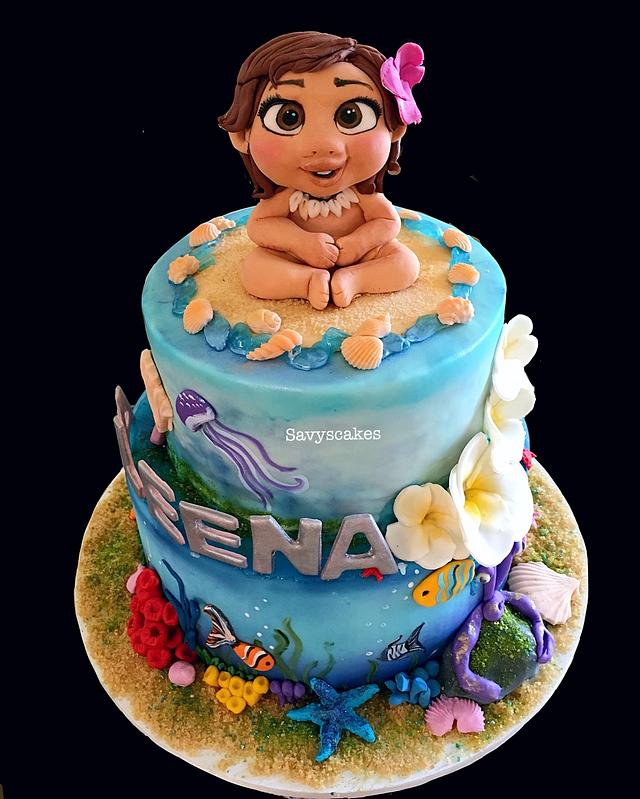 Baby Moana Cake Cake By Savyscakes Cakesdecor