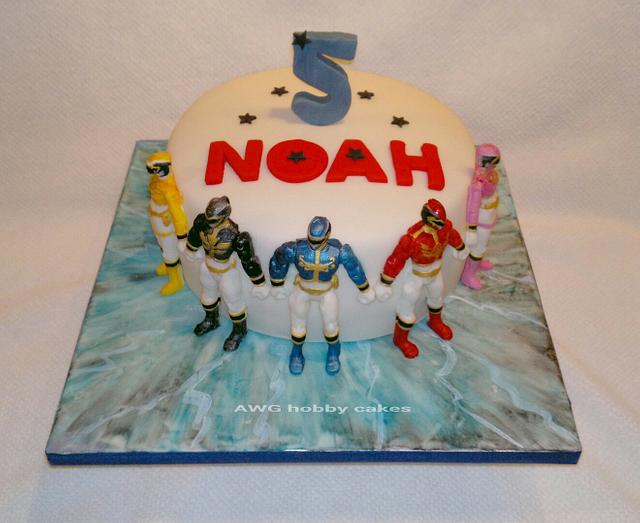 Power Rangers for Noah - Decorated Cake by AWG Hobby - CakesDecor