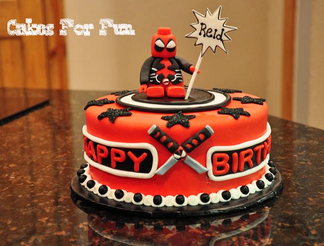 Amazon.com: Dead-Pool Cake Topper for Superhero Cartoon Themed Happy  Birthday Cake Décor Kids Boy Birthday Party Supplies Black Glitter  Decoration : Toys & Games