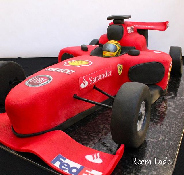 F1 race car - Cake by ReemFadelCakes - CakesDecor