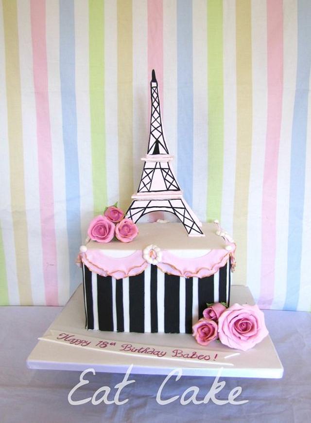 One Night in Paris - Decorated Cake by Eat Cake - CakesDecor