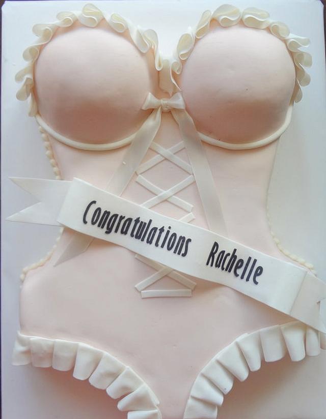 Bustier/corset cake - Decorated Cake by Lindsey Krist - CakesDecor