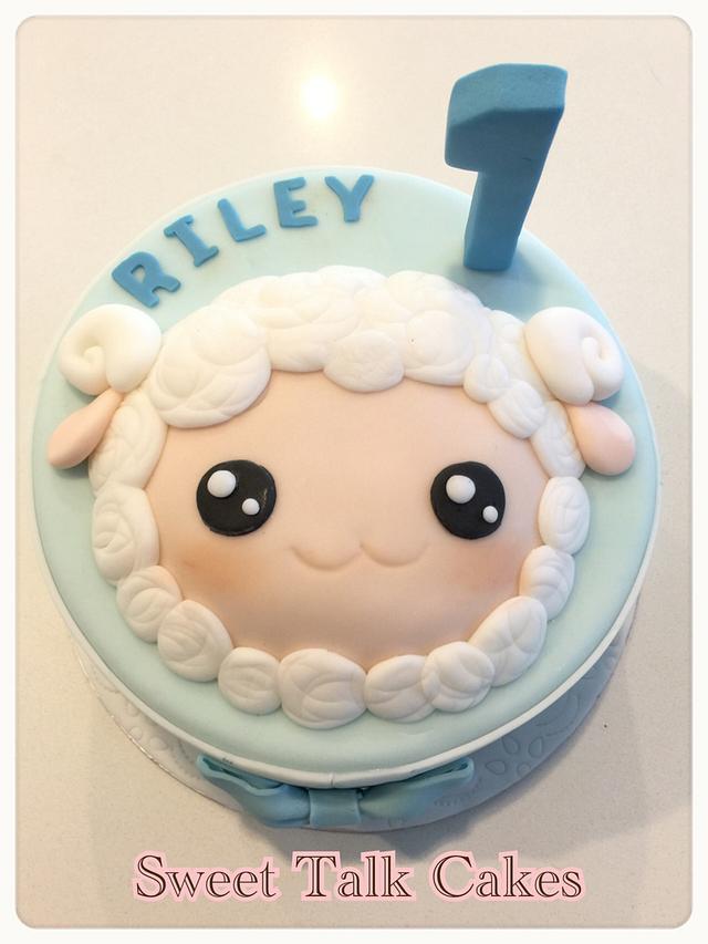 Sheep cake Decorated Cake by Vancouver Sugar Arts CakesDecor