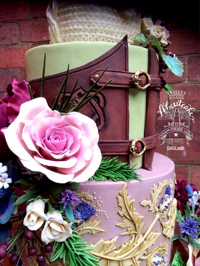 Tartan Wedding Cake