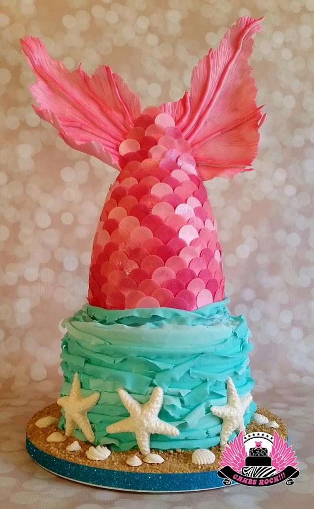 Mermaid Tail - Cake by Cakes ROCK!!! - CakesDecor