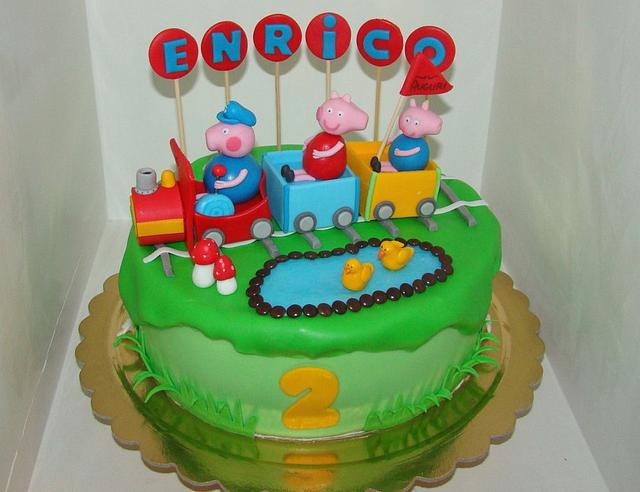 Peppa Pig cake - Decorated Cake by Le Torte di Mary - CakesDecor