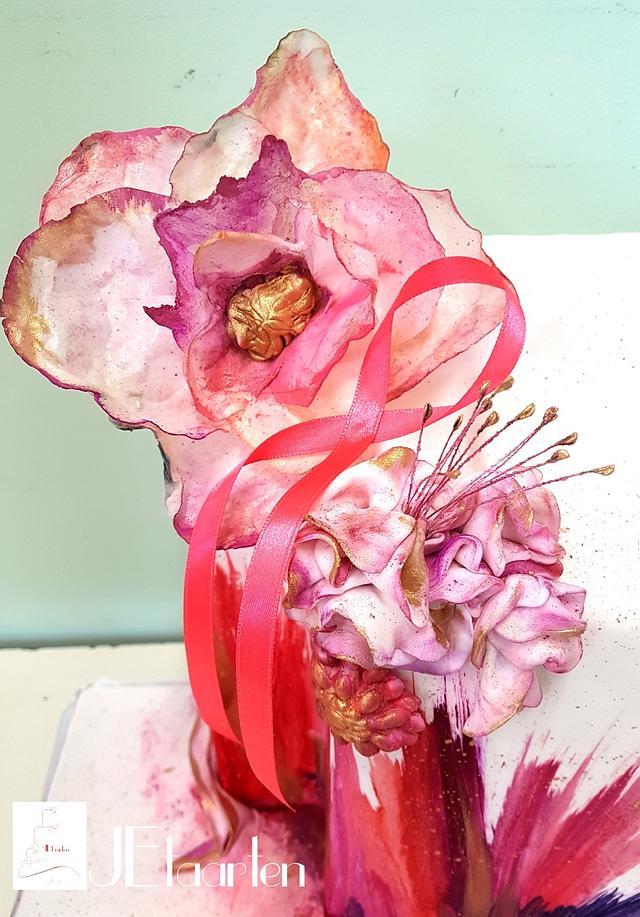 Sugar flowers in bloom for world Cancer Day Collaboration