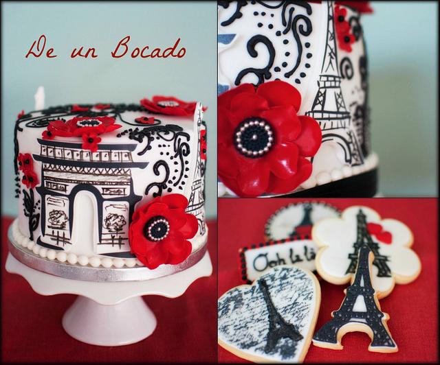 Parisian cake 2.0 Decorated Cake by Carmen CakesDecor