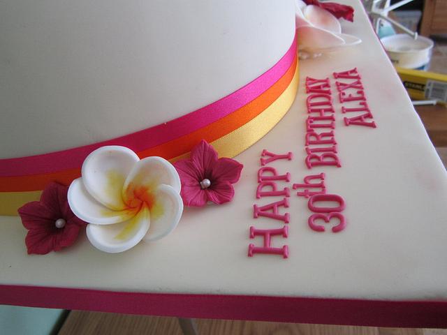 Tropical Birthday Cake
