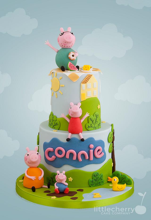 Peppa Pig Cake - Decorated Cake by Little Cherry - CakesDecor
