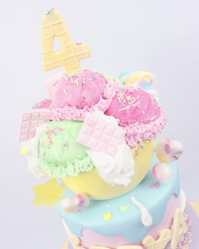 An Icecream cake 