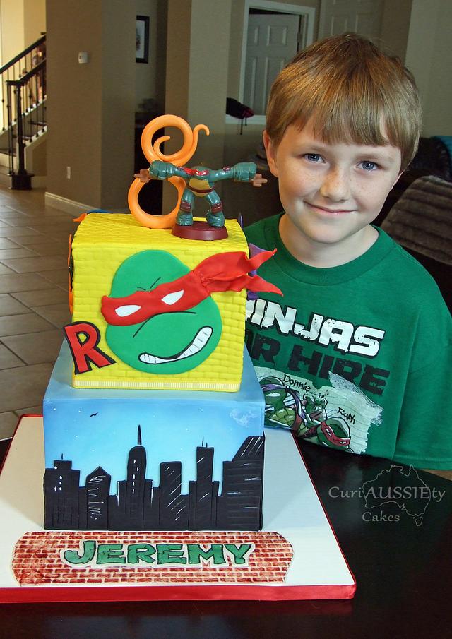 Icing Smiles Ninja Turtles cake