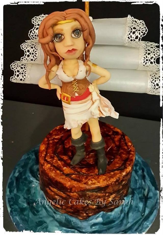 Pirate Tess - Decorated Cake by Angelic Cakes By Sarah - CakesDecor