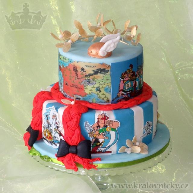 Asterix and Obelix - Decorated Cake by Eva Kralova - CakesDecor