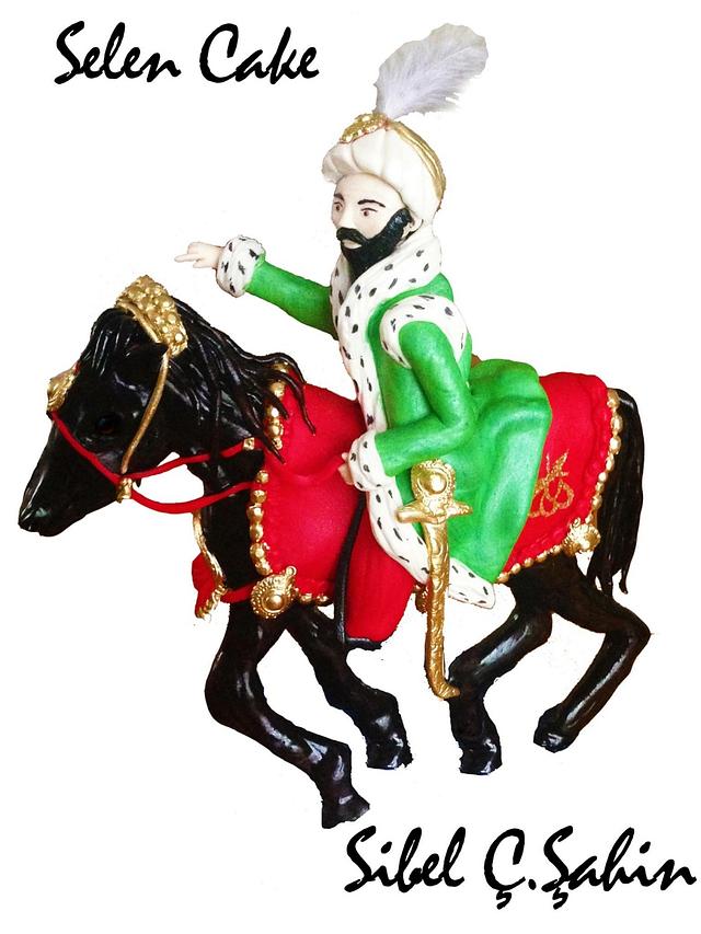 Ottoman soltan on the horse