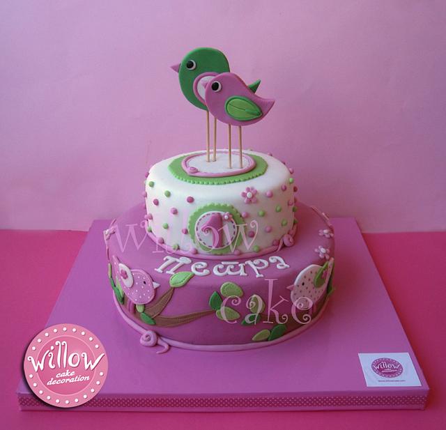 Birds cake - Decorated Cake by Willow cake decorations - CakesDecor