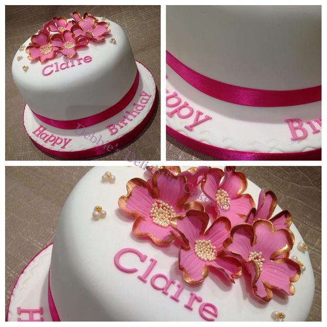 Pretty in Pink - Cake by debbiesdelightful - CakesDecor