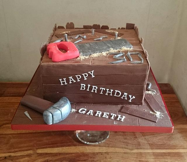 Carpentry cake Decorated Cake by Divine Bakes CakesDecor