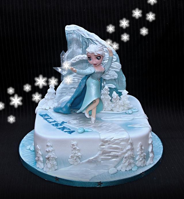 Elsa Cake by Zuzana Bezakova CakesDecor