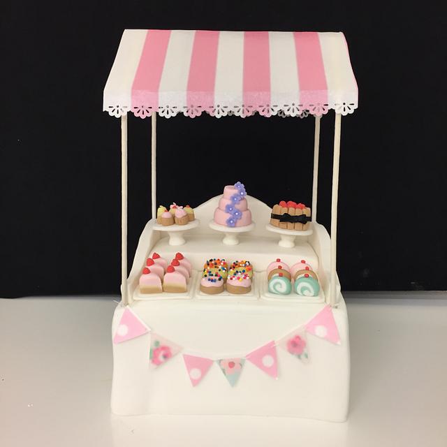 Miniature cake booth Decorated Cake by R.W. Cakes CakesDecor